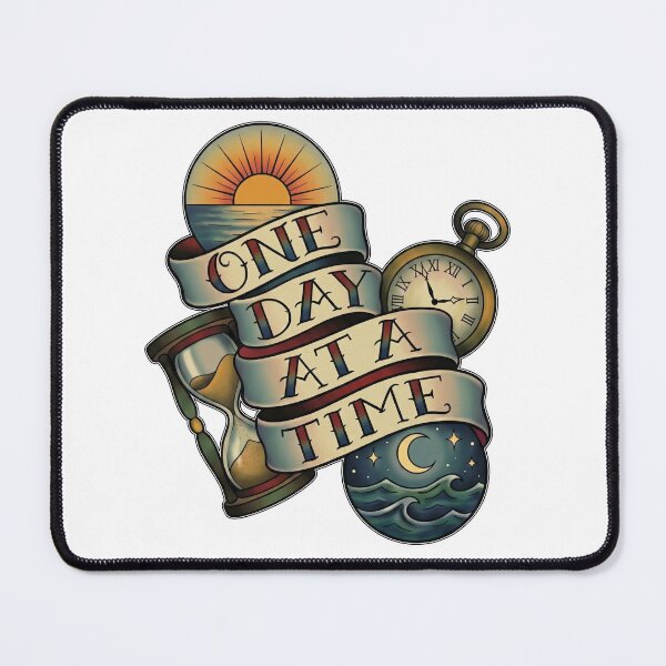 Item preview, One Day At A Time designed and sold by Inked Intent.