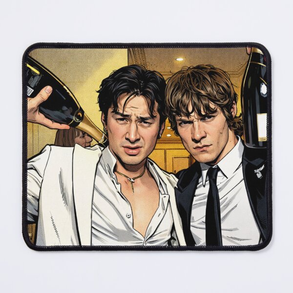 Item preview, hudson williams and connor storrie behind the scenes of the golden globes (fan art designed and sold by PopCultureAndStuff.