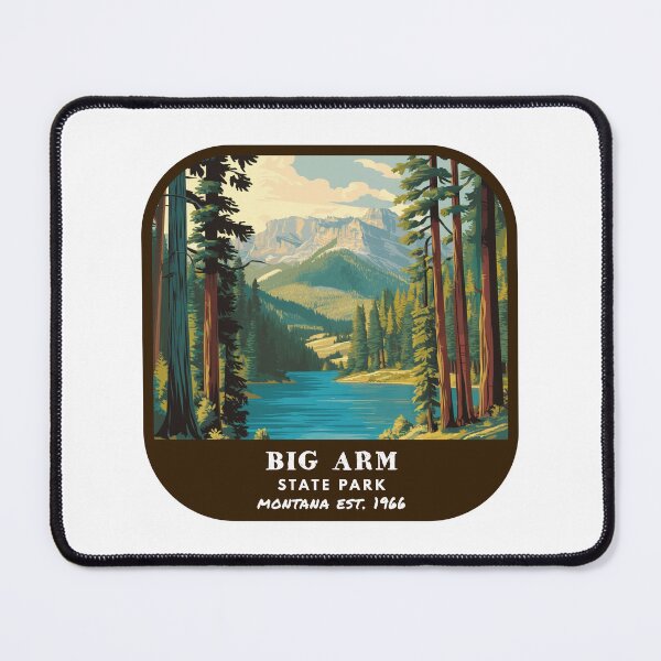 Item preview, Vintage Big Arm State Park (Montana State Park) designed and sold by RabbitK.