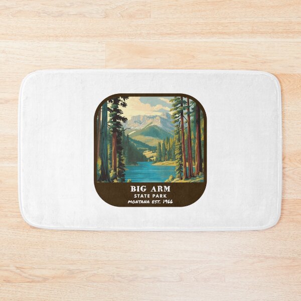 Item preview, Vintage Big Arm State Park (Montana State Park) designed and sold by RabbitK.