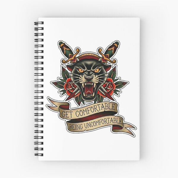 Item preview, Get Comfortable Being Uncomfortable (Panther) designed and sold by Inked Intent.