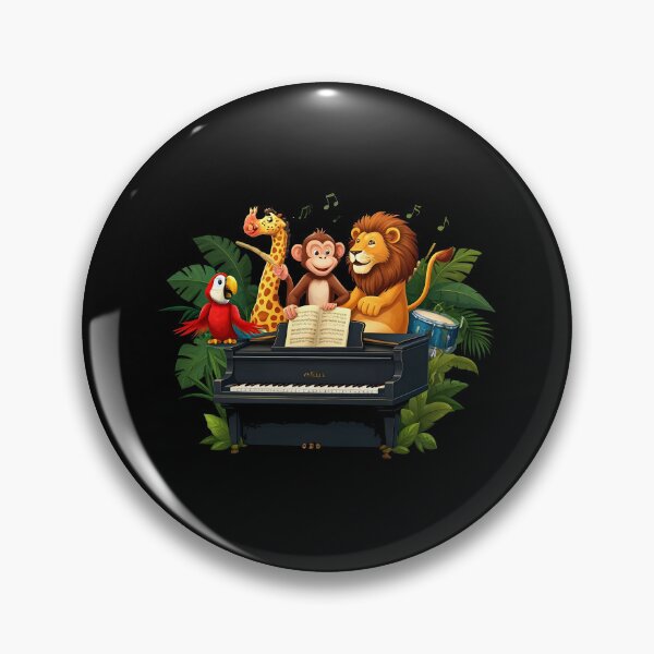 Item preview, school subject music A group of jungle animals in a music class, designed and sold by Uglyandcute.