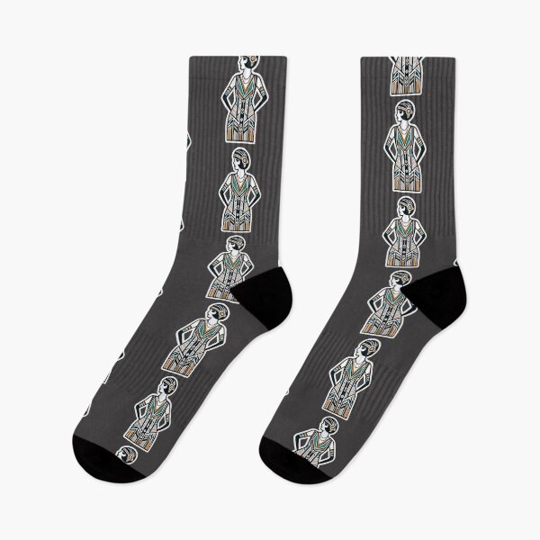 Item preview, Art Deco Flapper Pinup Roaring Twenties Glamour Print designed and sold by PinUpPizzazz.