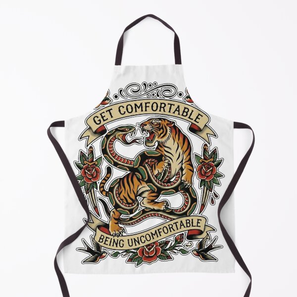 Item preview, Get Comfortable Being Uncomfortable (Tigersnake) designed and sold by Inked Intent.