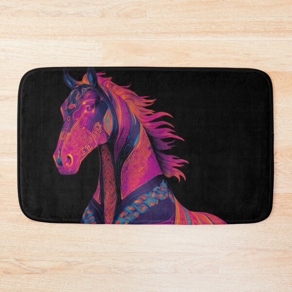 Item preview, Cyber Steppe Horse Fire Year 2026 Neon designed and sold by ChinzorigBAY.