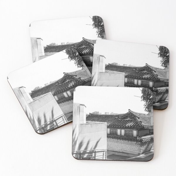 Item preview, Seoul Contrast: Hanok Roof & Modern Concrete | 서울의 공존 designed and sold by HyunDam.
