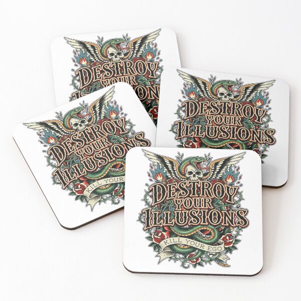 Item preview, Destroy Your Illusions; Kill Your Ego designed and sold by Inked Intent.