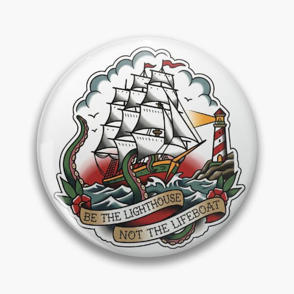 Item preview, Be the Lighthouse; Not the Lifeboat designed and sold by Inked Intent.