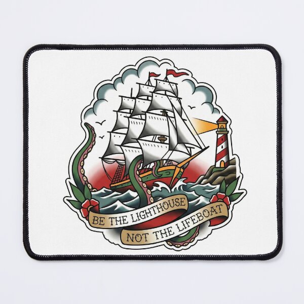 Item preview, Be the Lighthouse; Not the Lifeboat designed and sold by Inked Intent.