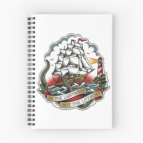 Item preview, Be the Lighthouse; Not the Lifeboat designed and sold by Inked Intent.