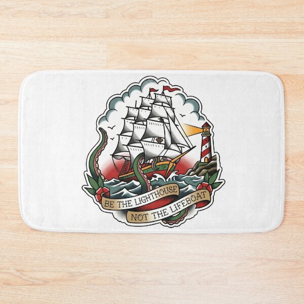 Item preview, Be the Lighthouse; Not the Lifeboat designed and sold by Inked Intent.