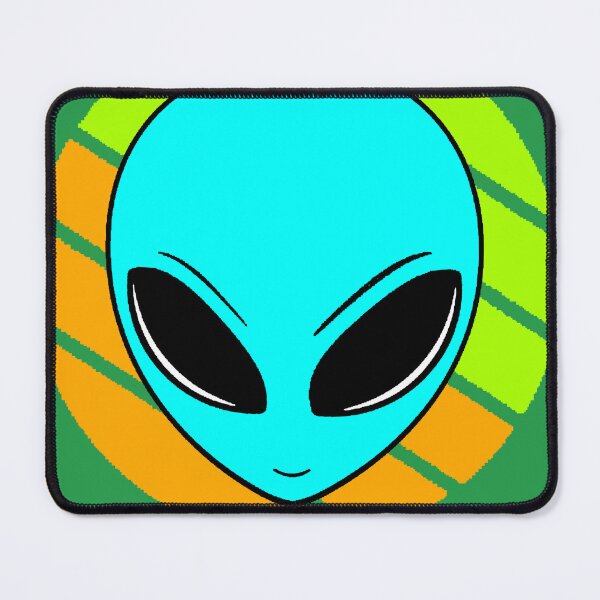 Item preview, Light blue alien with big eyes – modern and mysterious space design designed and sold by AstronautMerch.