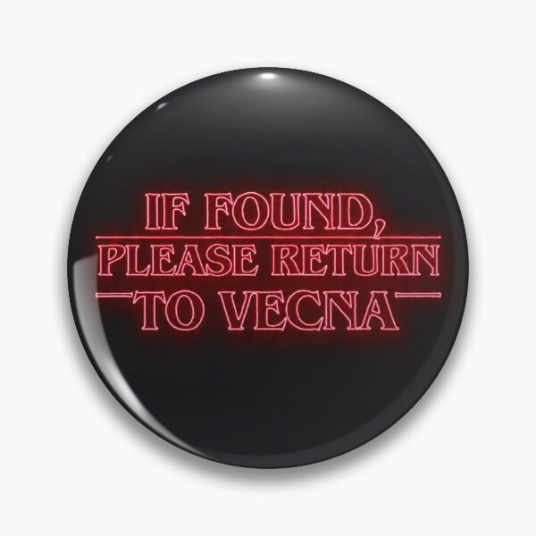 Item preview, If Found Please Return to Vecna 1 designed and sold by Heartbreaker Creative.