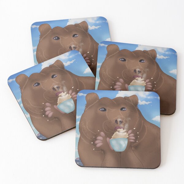 Item preview, Bear With A Coffee  designed and sold by JayBirdStudio.