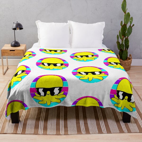 Item preview, Yellow octopus with sunglasses – fun, summery, and stylish design designed and sold by AstronautMerch.