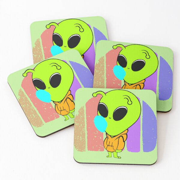 Item preview, Green alien chewing gum – fun, rebellious, and stylish design designed and sold by AstronautMerch.