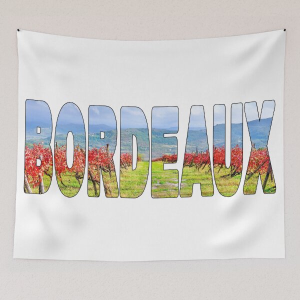 Item preview, BORDEAUX -  Southern France Wine Vines in Vineyard Hills designed and sold by Adam Gormley.