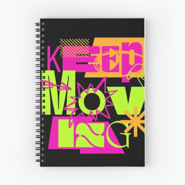 Item preview, Keep Moving Neon Cyberpunk Streetwear Motivational Graphic Tee designed and sold by GenZFashion000.
