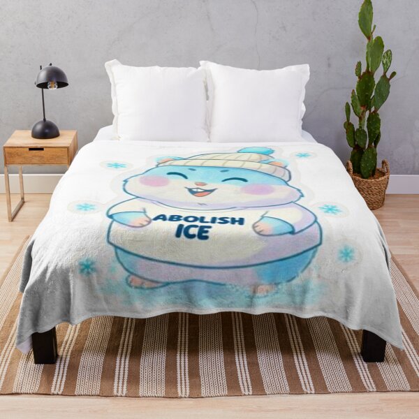 Item preview, Abolish ICE Cute Hamster - Funny Ice-Type Aesthetic Sticker & T-Shirt designed and sold by MT-Hub | Cute Aesthetic Art, Stickers & Phone Cases.