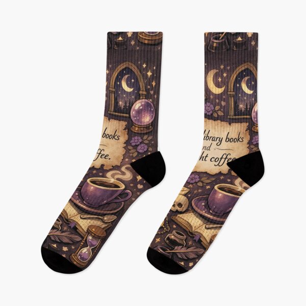 Item preview, Stolen library books and late night coffee design designed and sold by Mauswohn.