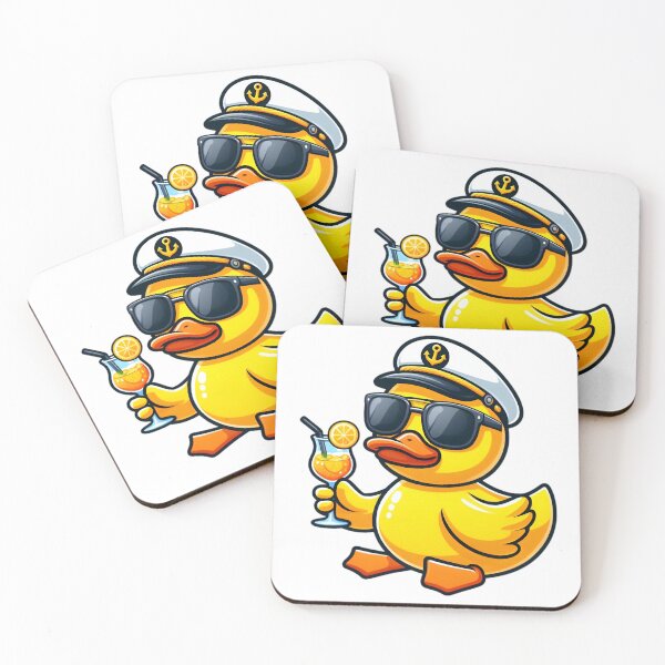 Item preview, Yellow Rubber Panda Enjoying Cruise Vacation | Cute Travel Cartoon Art | Playful Holiday Aesthetic designed and sold by PaintedPixels01.