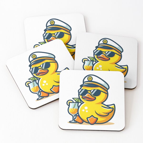 Item preview, Yellow Rubber Panda Enjoying Cruise Vacation | Cute Travel Cartoon Art | Playful Holiday Aesthetic designed and sold by PaintedPixels01.