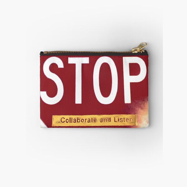 Item preview, Stop Sign — Collaborate & Listen (Resistance) Swim down  designed and sold by aadventures.