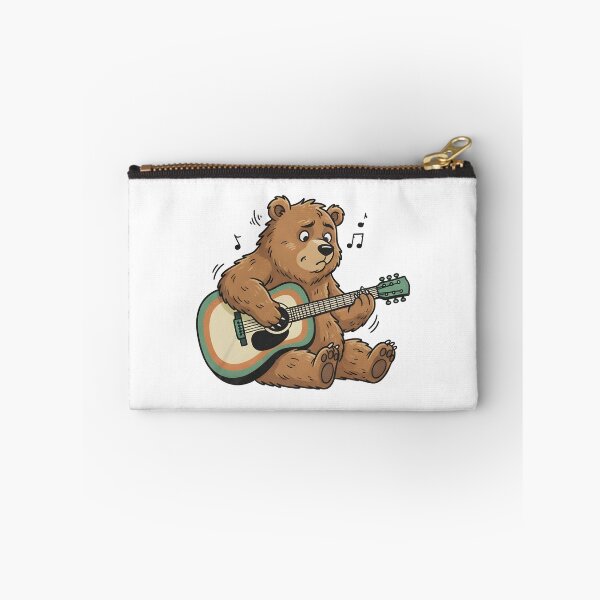 Item preview, school subject music A bear learning guitar at school designed and sold by Uglyandcute.