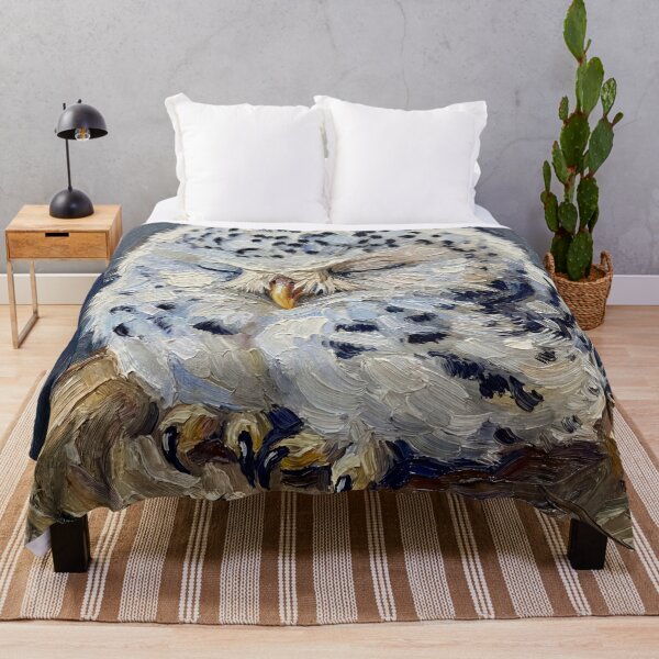 Item preview, Baby Owl After Van Gogh designed and sold by Vicky Brago-Mitchell®.