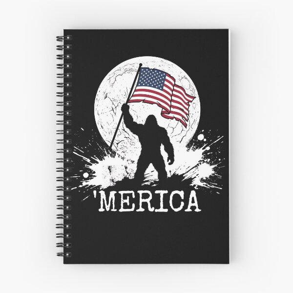 Item preview, Merica Bigfoot Moon Funny Men's 4th Of July Bigfoot Gear designed and sold by DynamicDesign.