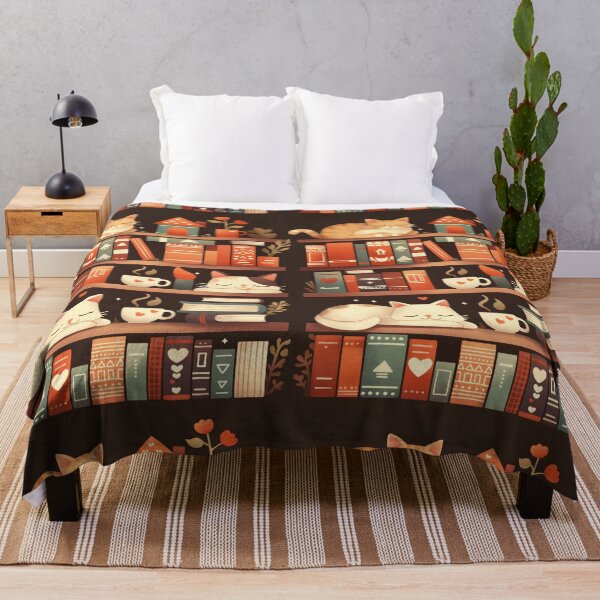 Item preview, Library Cats, Cats On the Book Shelf designed and sold by xiao xuans.