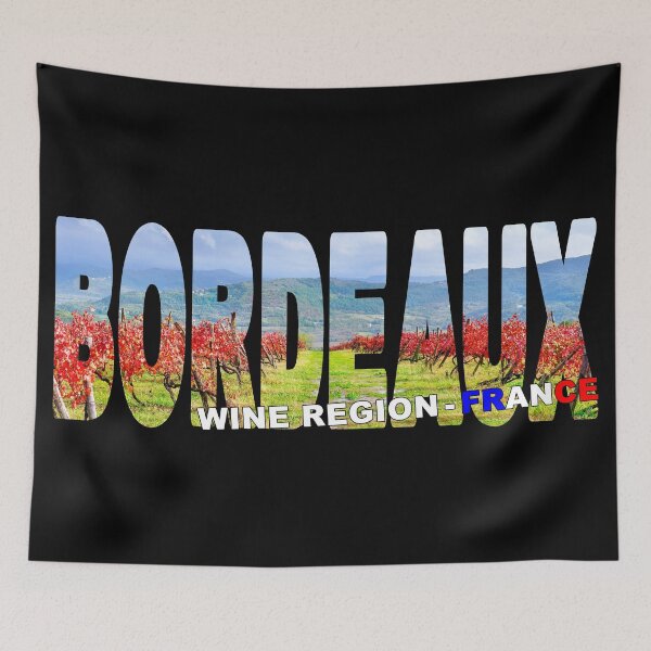 Item preview, BORDEAUX Wine Region France - Wine Vines in Vineyard Rolling Hills designed and sold by Adam Gormley.
