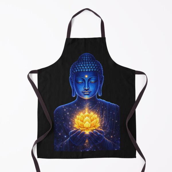 Item preview, Divine Buddha with Golden Lotus – Universe Inspired Spiritual Art designed and sold by Trove Designs.