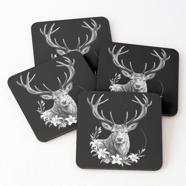 Item preview, Floral Deer Lover Flower designed and sold by ProudForFunny.