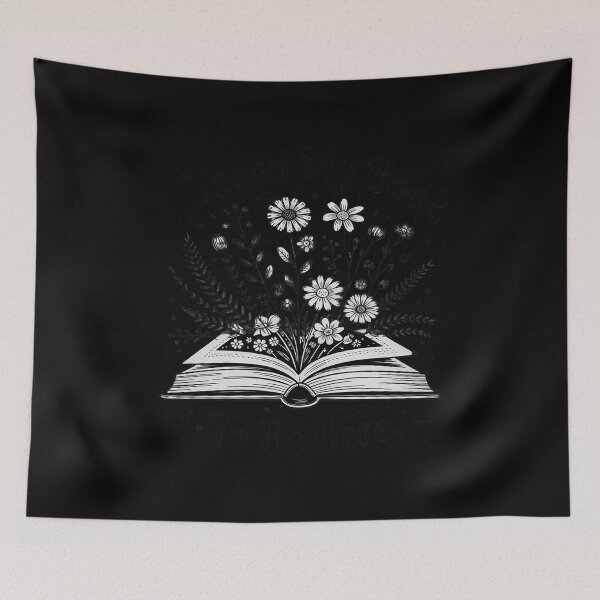 Item preview, Floral I Closed My Book To Be Here Bookworm Introvert designed and sold by ProudForFunny.