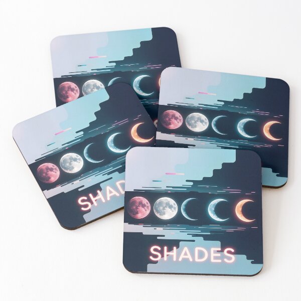 Item preview, Moon Phases Shades  designed and sold by ShaDeS-AI-Art.