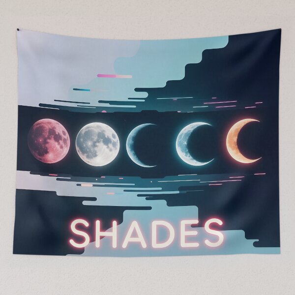 Item preview, Moon Phases Shades  designed and sold by ShaDeS-AI-Art.