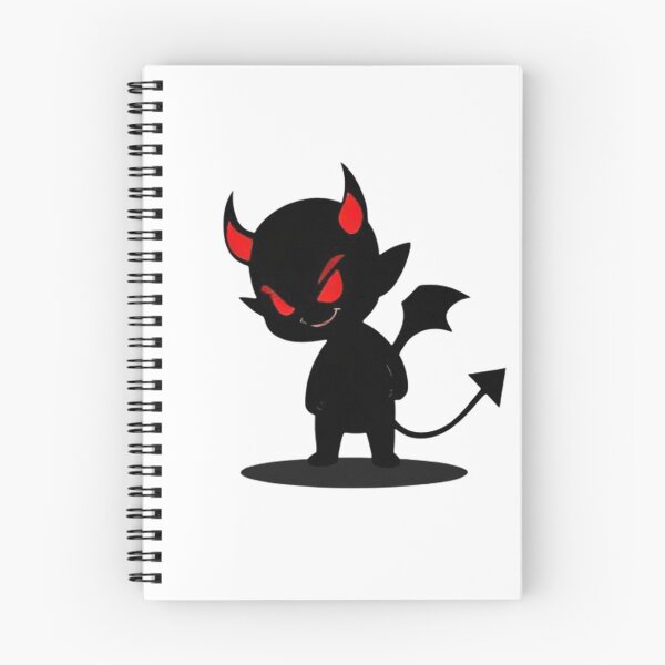 Item preview, Mini Devil Silhouette – Dark Cartoon with Red Glowing Eyes designed and sold by PixelVibe782.