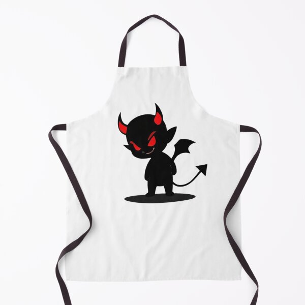 Item preview, Mini Devil Silhouette – Dark Cartoon with Red Glowing Eyes designed and sold by PixelVibe782.