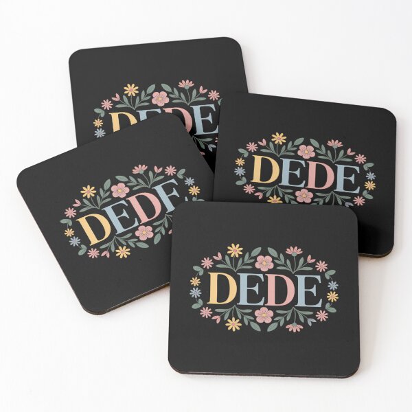 Item preview, Groovy Dede Grandma On Mother's Day Women's Black Floral Letter Print designed and sold by FaithAbbott.