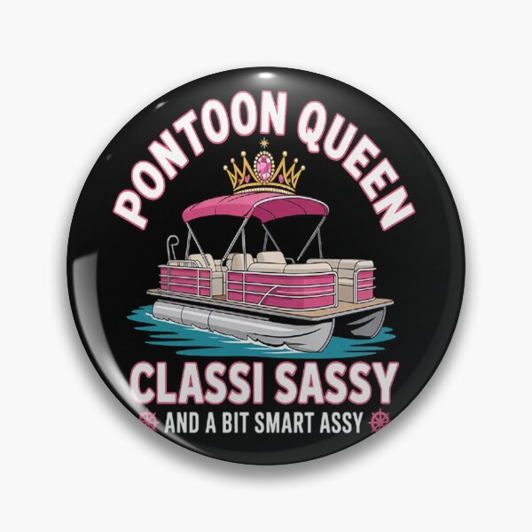 Item preview, Pontoon Queen For Pontoon Boating Mom Girl Lover designed and sold by SignaturalGen.