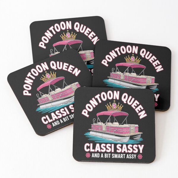Item preview, Pontoon Queen For Pontoon Boating Mom Girl Lover designed and sold by SignaturalGen.