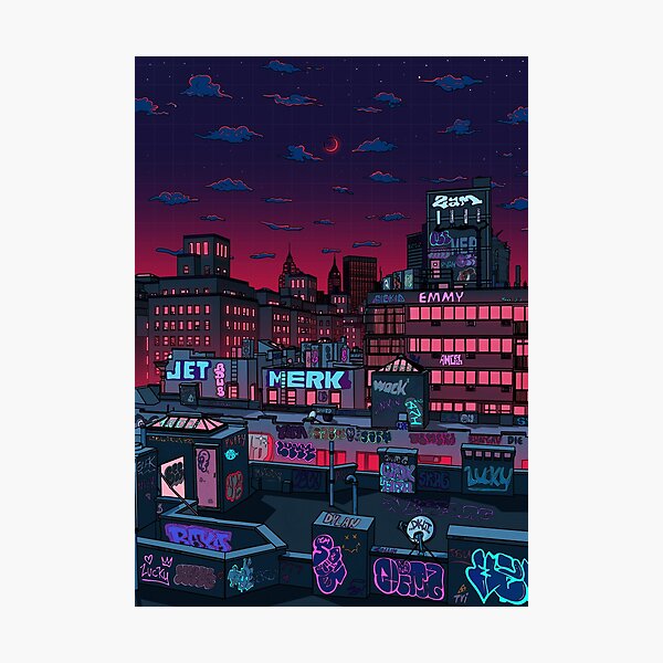 Item preview, Manhattan Rooftop designed and sold by funglazie.