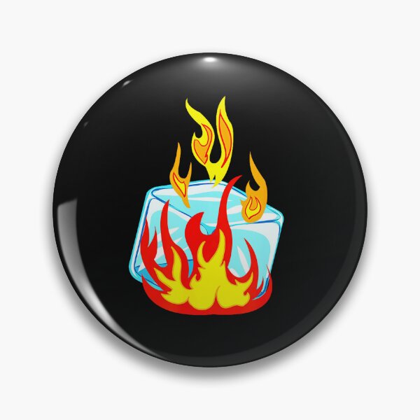 Item preview, Cute Ice Cube On Fire For Ice Lovers designed and sold by woomermaditzn.