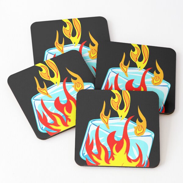 Item preview, Cute Ice Cube On Fire For Ice Lovers designed and sold by woomermaditzn.