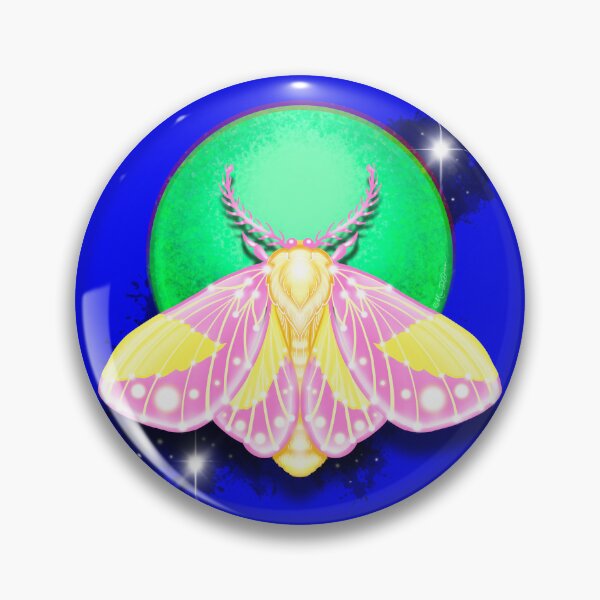 Item preview, Rosey Maple Moth designed and sold by MetroInk.
