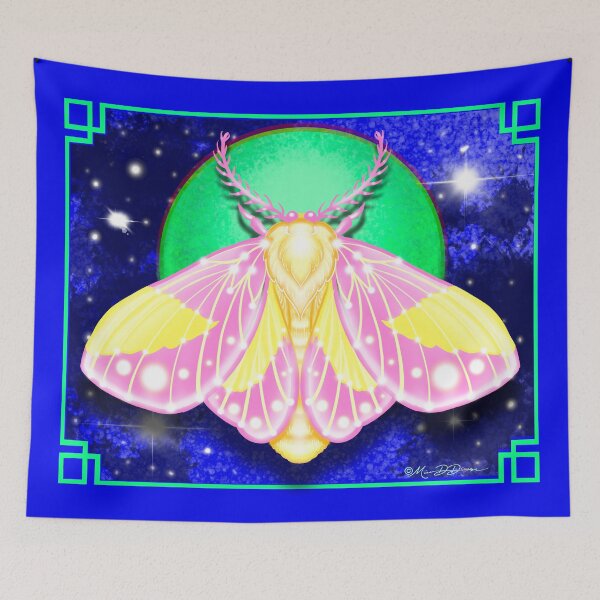 Item preview, Rosey Maple Moth designed and sold by MetroInk.