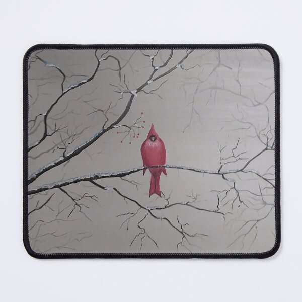 Item preview, Cardinal on a cold winter night designed and sold by IowArtist.