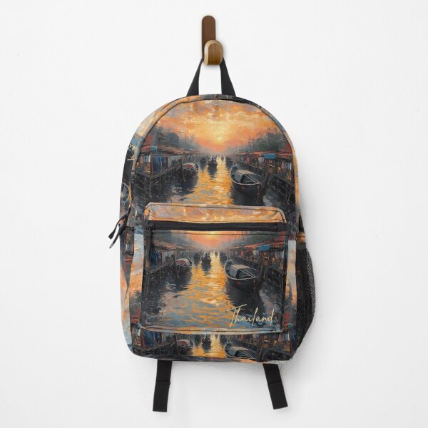 Item preview, Thailand Oil Color paint  canal life design no.121694T, brafdesign  designed and sold by Brafdesign.