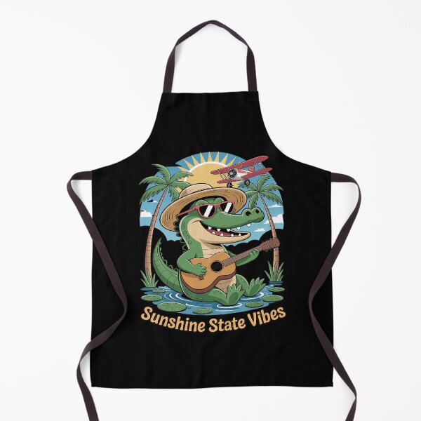 Item preview, Florida Vacation Sunshine State Vibes Alligator Souvenir designed and sold by ProudForFunny.